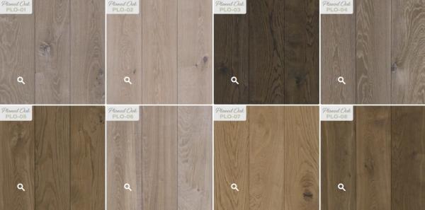 Eiche Landhausdiele Twin Plank Standard/Ruhig Sortierung 22cm breit, 1,00m²/Paket